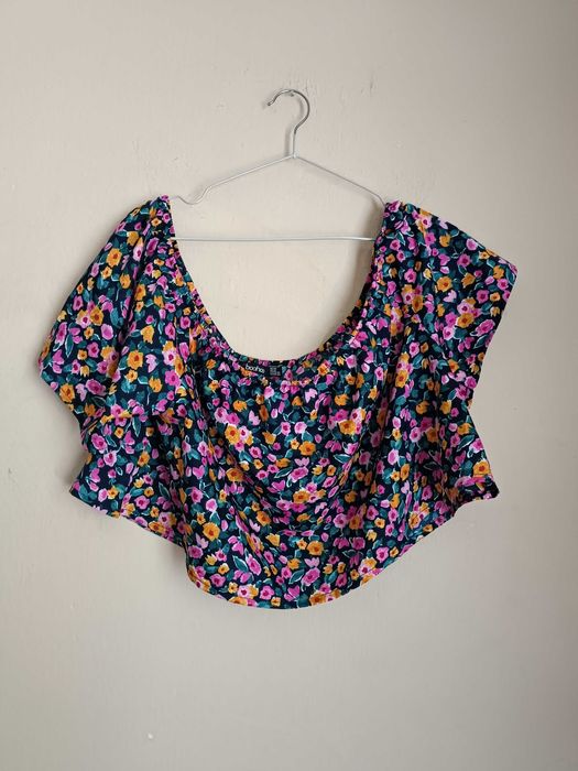 Top na lato w kwiatki 48 boohoo