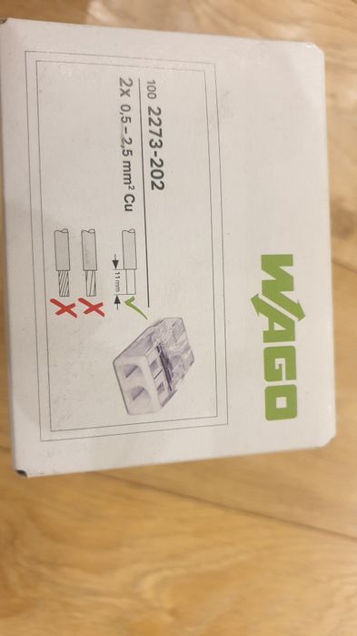 Wago szybkozłączki