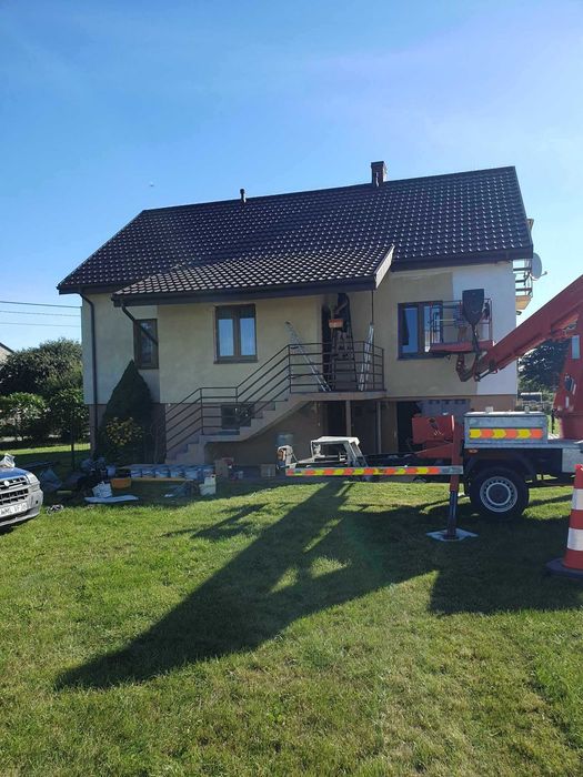 Mycie elewacji Mława  mycie dachów ,malowanie Mława ,