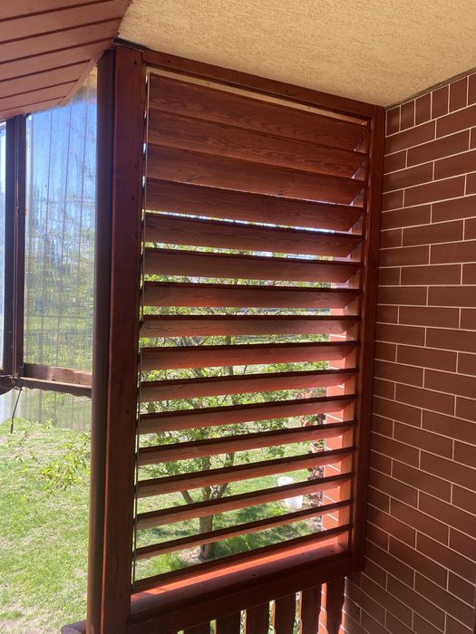 Ruchome deseczki, żaluzje drewniane