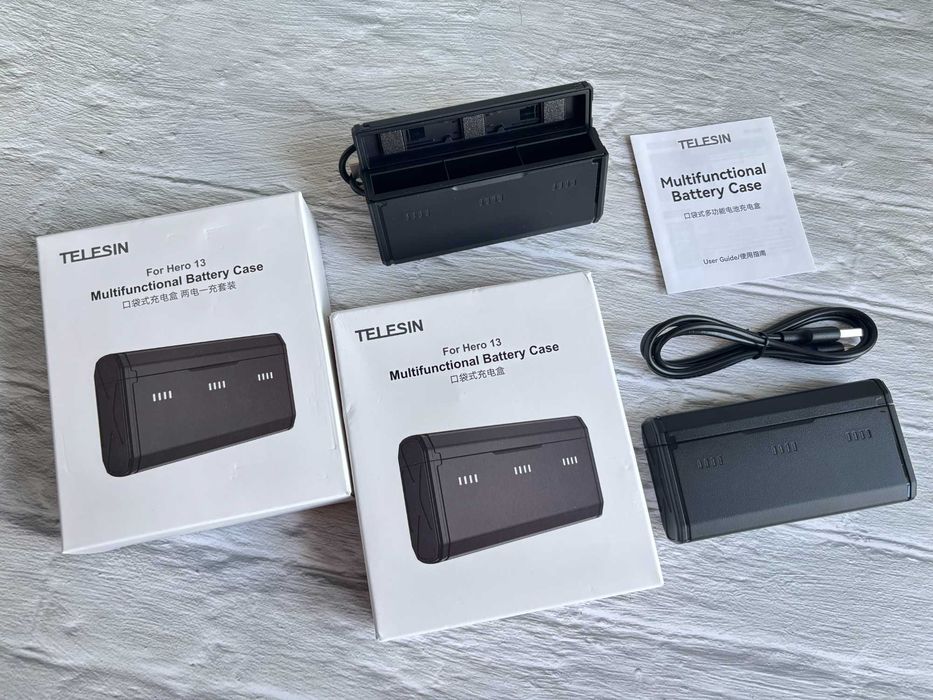 Зарядний бокс для GoPro 13/12/11/10/9/8/7/6 зарядное устройство GoPro