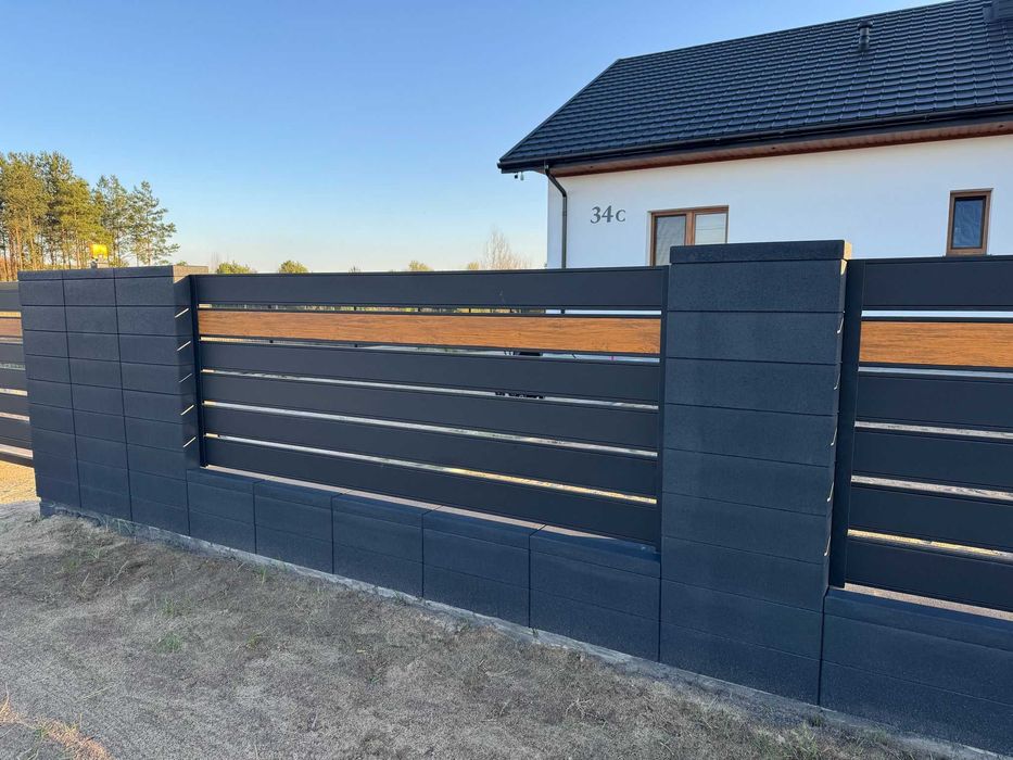 Żaluzja! ogrodzenie żaluzjowe! Panel Płot Metal! Sztachety! Na wymiar!