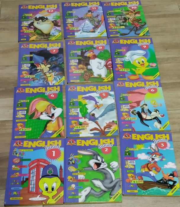 Coleção livros Looney tunes em inglês