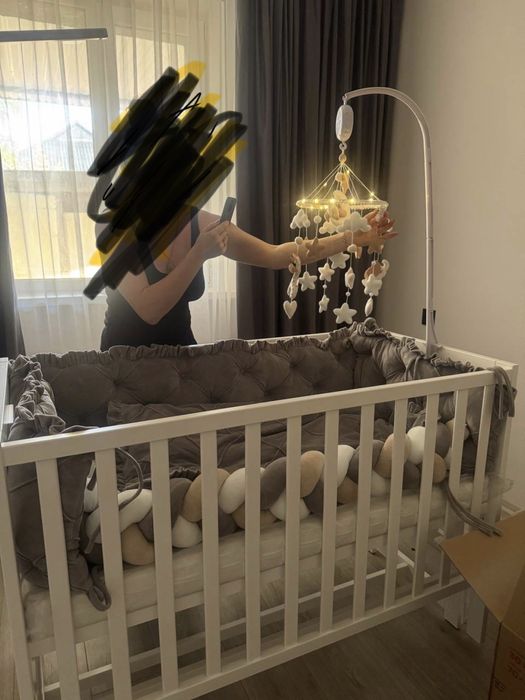 Продам бортики, косу , декор , мобіль ручної роботи