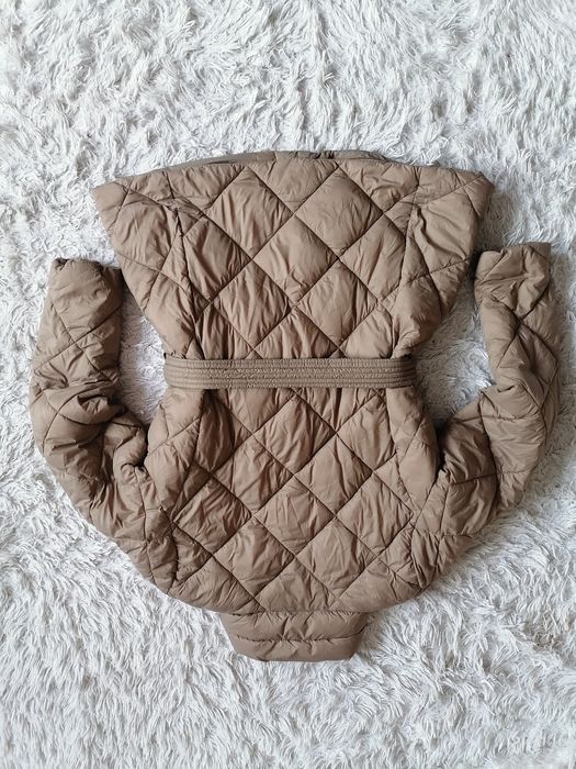 Kurtka damska pikowana adek beżowa L