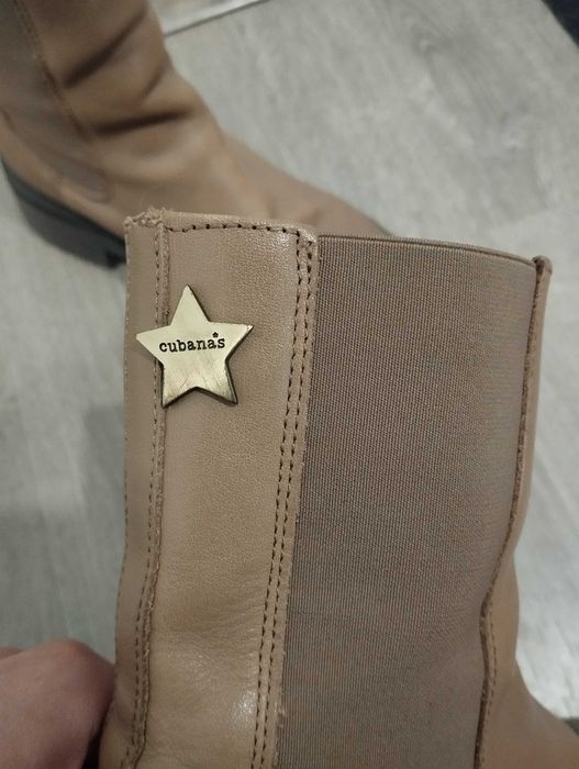 Botas cubanas castanhas 37