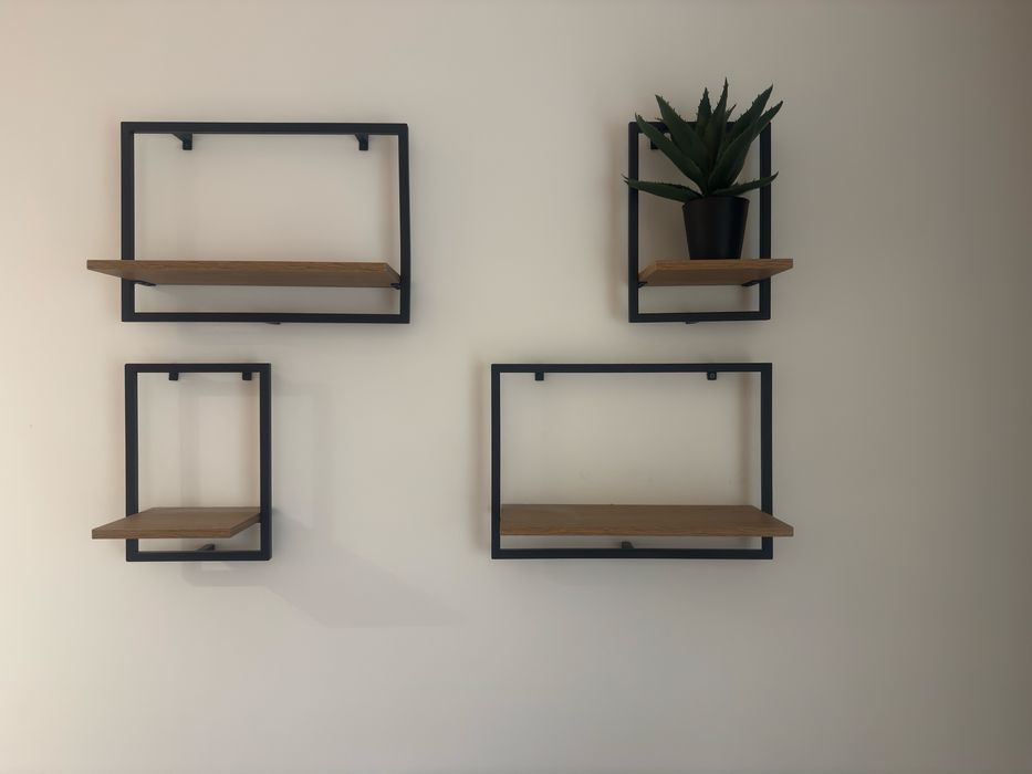 Półka ścienna TRAPPEDAL 2 szt loft