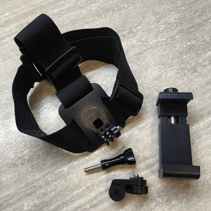 Кріплення для смартфона та екшн камери на голову. Кріплення Gopro.