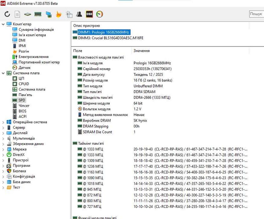 пам'ять DDR4 16GB 2400 \ 2666MHz EXCELERAM Kudos \ ProLogix. Trade-IN