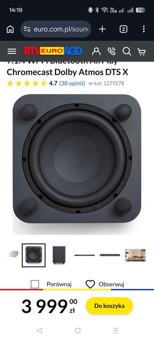 Soundbar JBL bar 1000