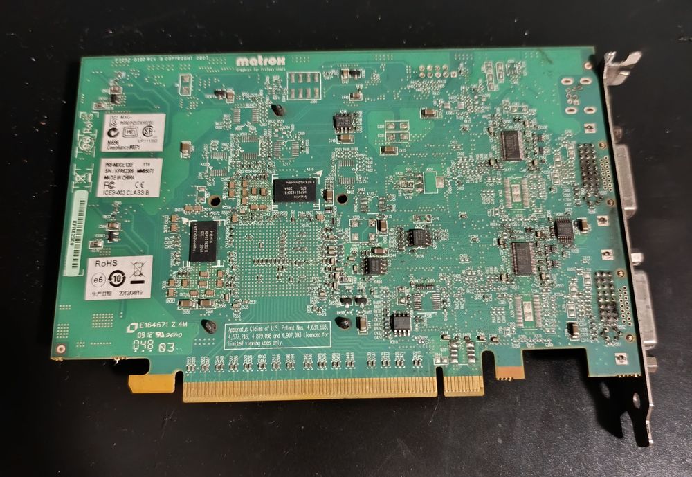 Karta graficzna Matrox M9128 LP PCIe x16 | 2x DisplayPort | Pasywna