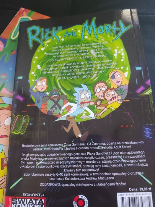 Komiks Rick and Morty dwa tomy