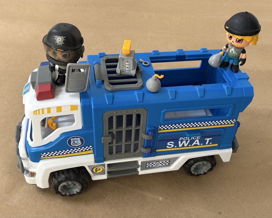 Brinquedo policia e ladrao pinypon