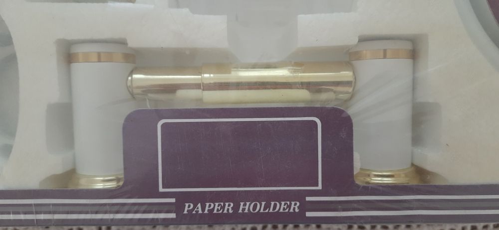 Сантехника белый металлический набор для ванной