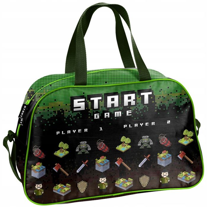 Torba Sportowa Gamer Na Basen Podróżna Minecraft