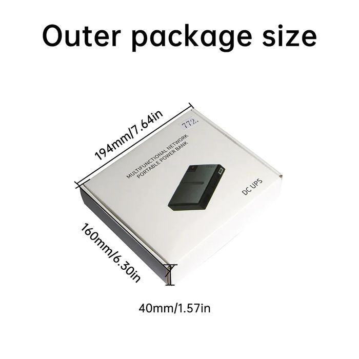 Міні ДБЖ Mini UPS для роутера, камери (Без акумуляторів)