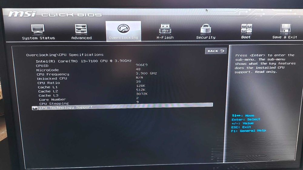 MSI B250M PRO-VD + Intel I3-7100