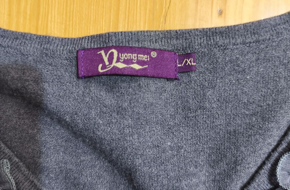 Brązowa/szara sukienka