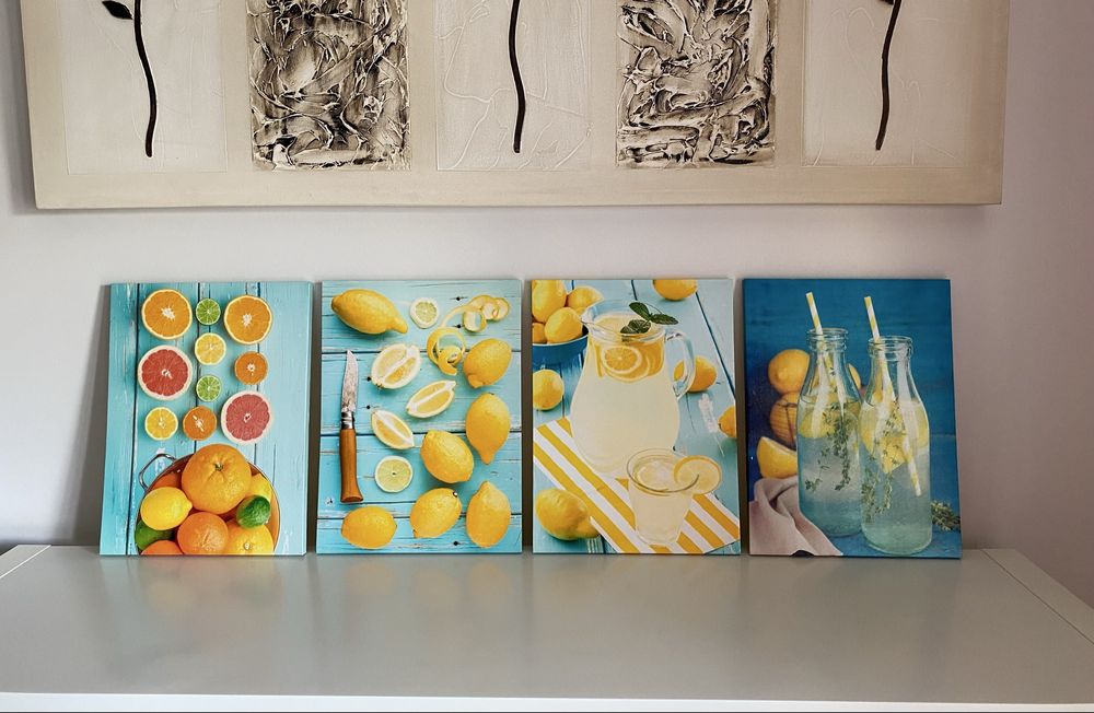 4 quadros decorativos