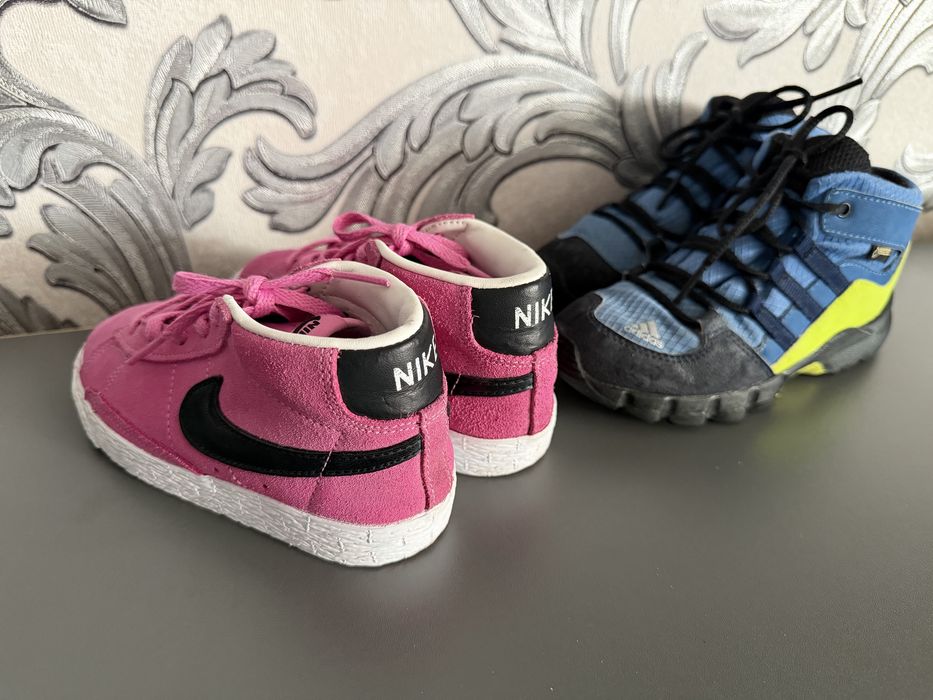 Хайтопи ботинки nike adidas кросівки двійня 27 розмір