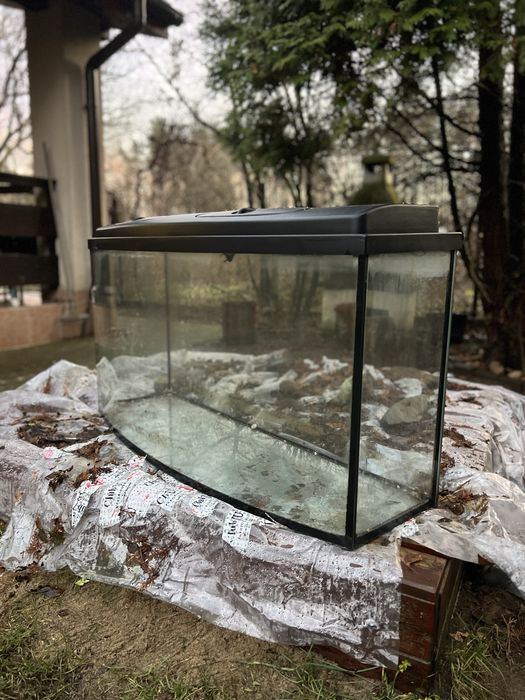 Akwarium profilowane 240 l + gratisy