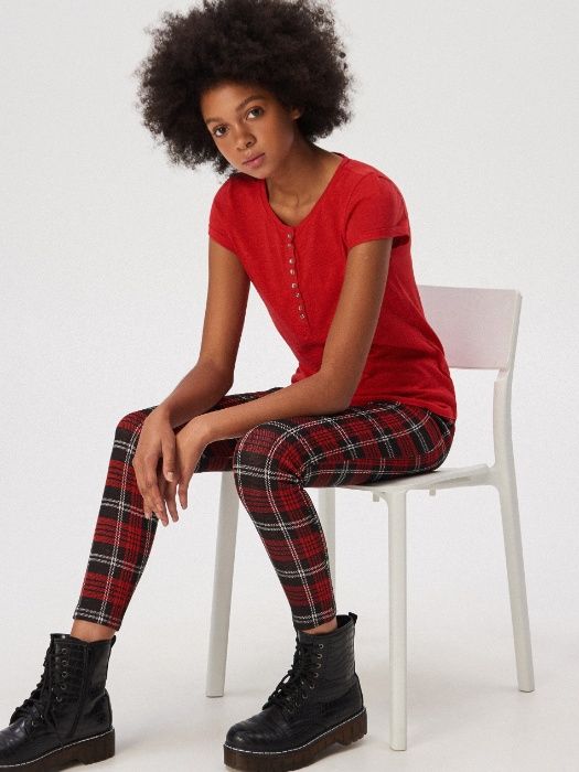 czerwona bluzka Sinsay rozm.S