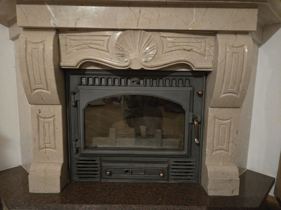 Lareira lenha  com recuperador de calor