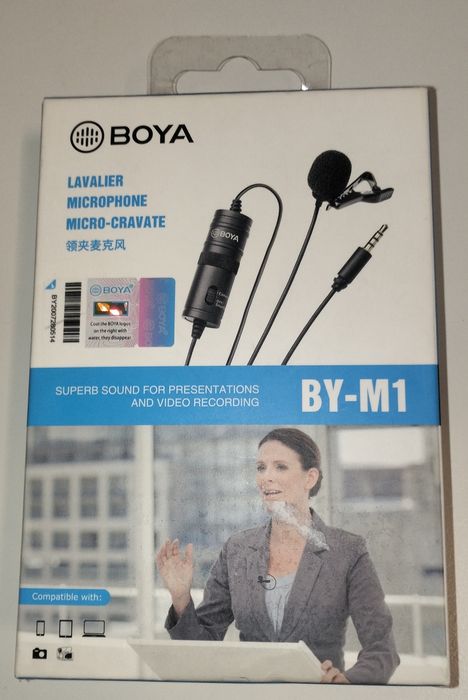 Microfone Lapela BOYA BY-M1 – Som Profissional!