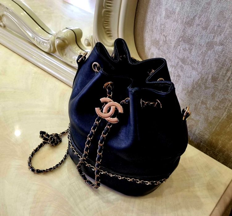 Сумка мешок Chanel Шанель черная