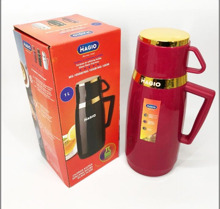 Термоси зі скляною колбою