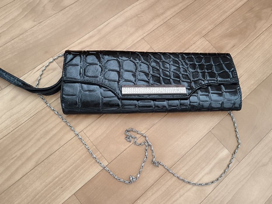 Клатч жіночий, чорний