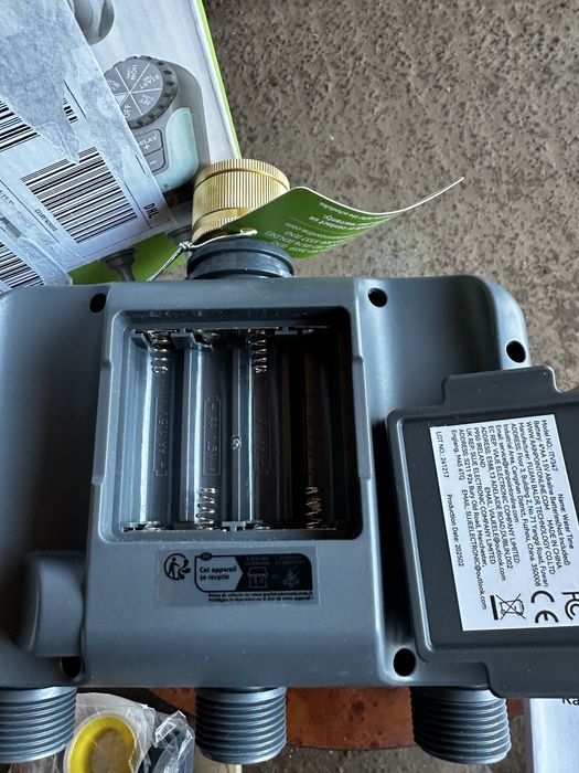 RAINPOINT 3-зонний таймер для поливу з латунним впускним отвором