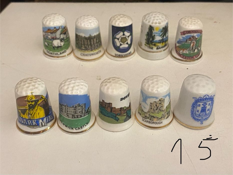 Lotes de 10 dedais variados