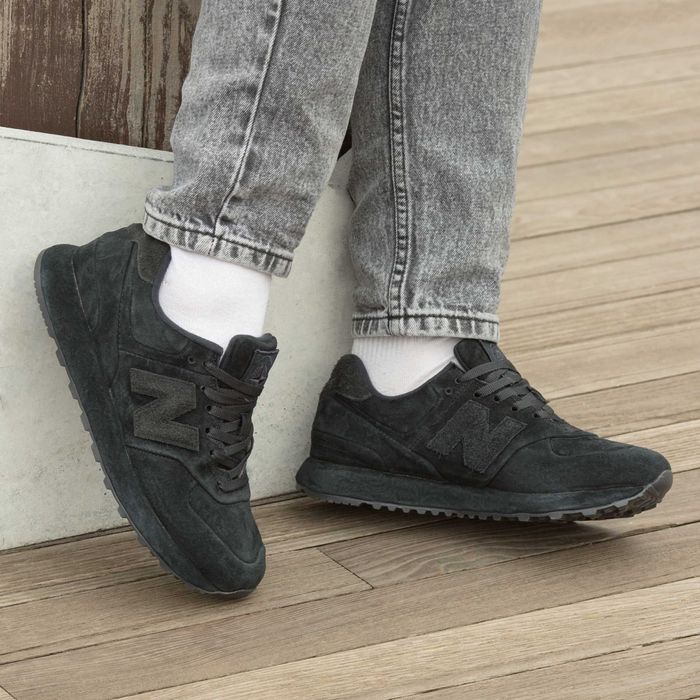 !АКЦІЯ! New Balance 574 x Stone Island Ghost Pack Black