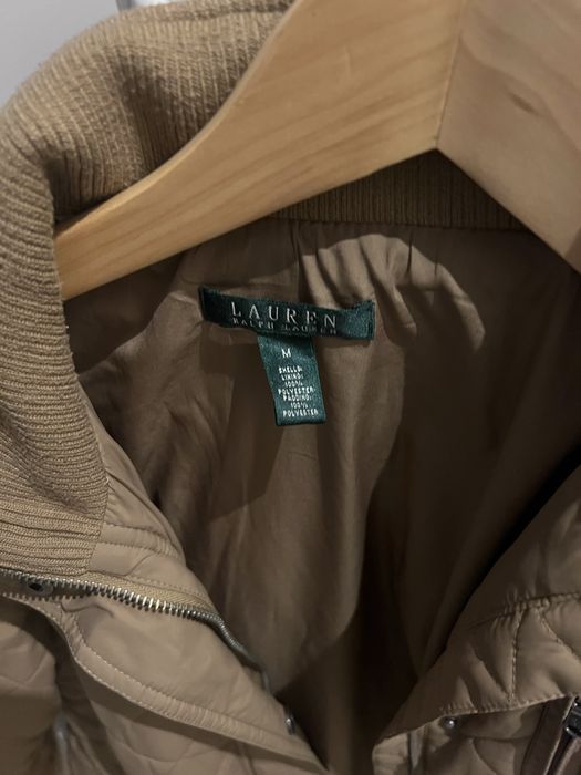 Pikowana kurtka plaszcz damski Ralph Lauren M