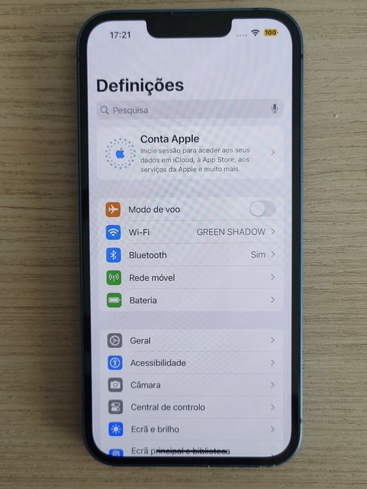 iphone 13 128 gigas Caixa e acessórios