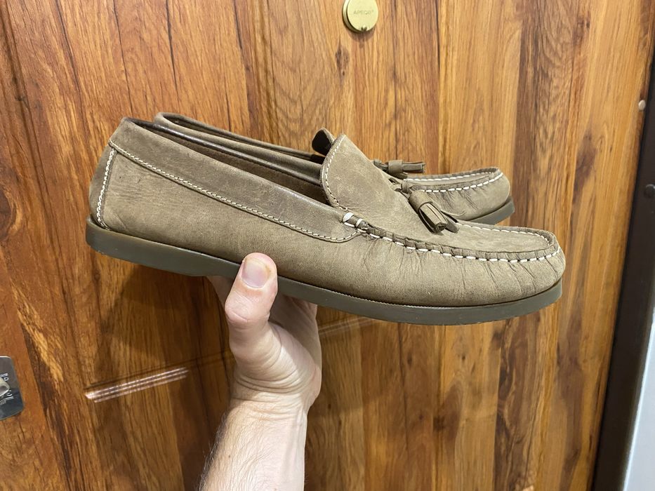 Макасини туфлі лофери Clarks соловічі