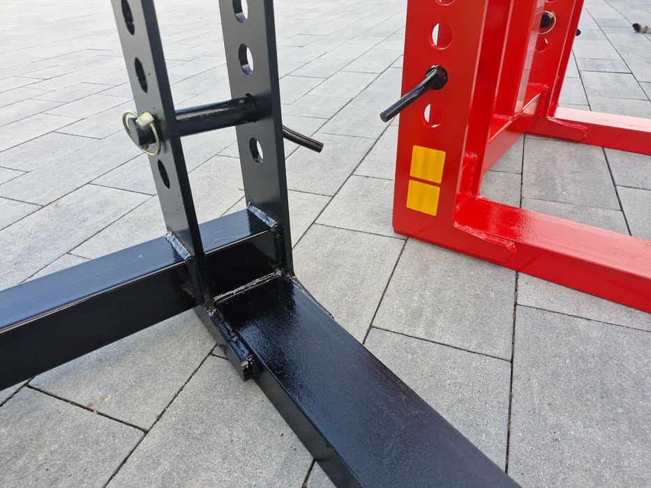 paleciak na tył ciągnika, widły do palet, 4 uchwyty mocujące, nowość