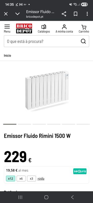 Radiador/ Emissor Ferroli