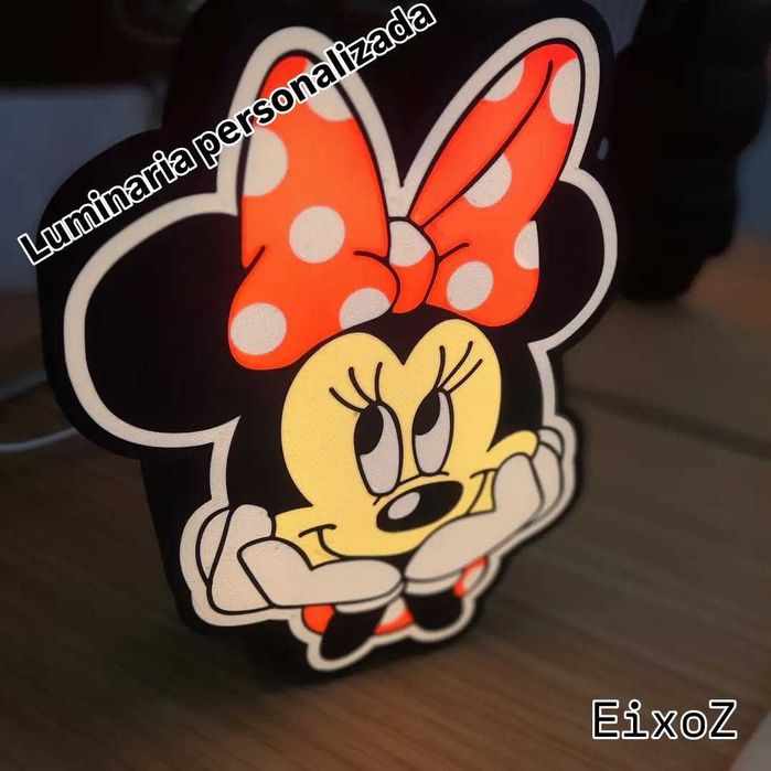 Luminária personalizada 3D - Vários designs disponíveis - sob consulta