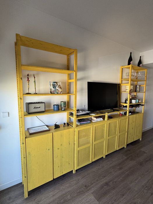 Móvel de sala IKEA personalizado – pintado à mão – peça única
