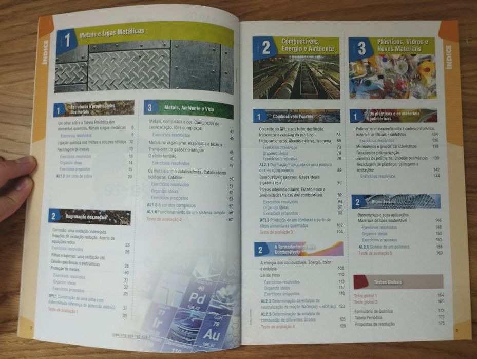 Livro de preparação para os testes de Química