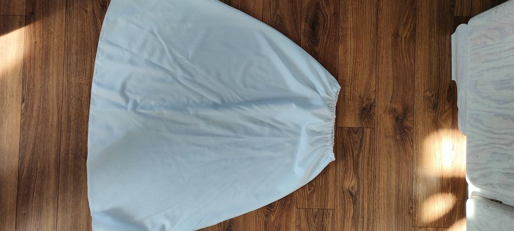 Alba komunijna dla dziewczynki z halką i torebką