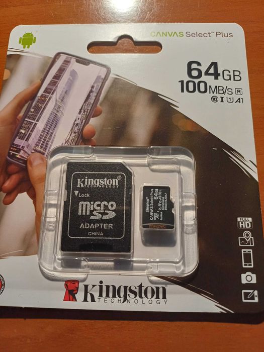 Cartão Micro SD 64gb original Kingston