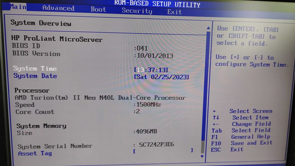 HP Microserver G7 N40L (4x3.5) LFF NAS