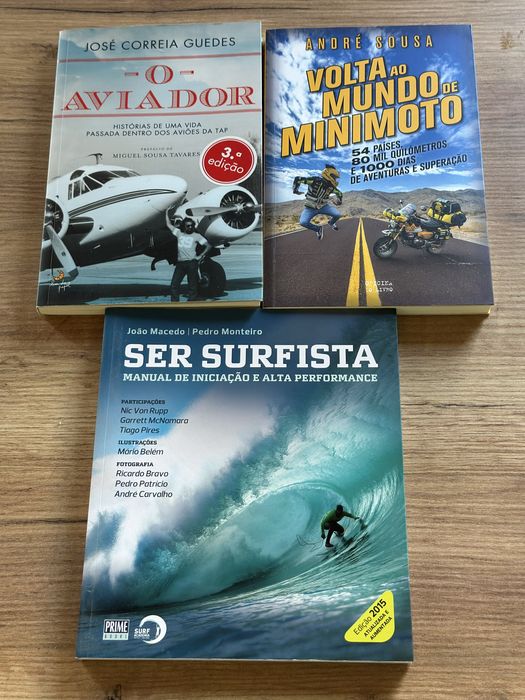 Livros de aventura variados