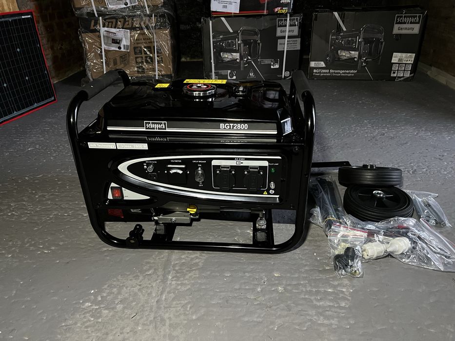 Бензиновий генератор 2.5Кв Scheppach BGT2800 Німецький виробник Новий!