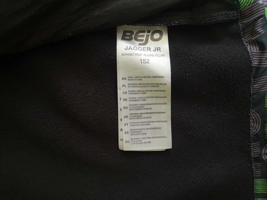 Kurtka chłopięca BEJO 10-12 lat r. 152 softshell
