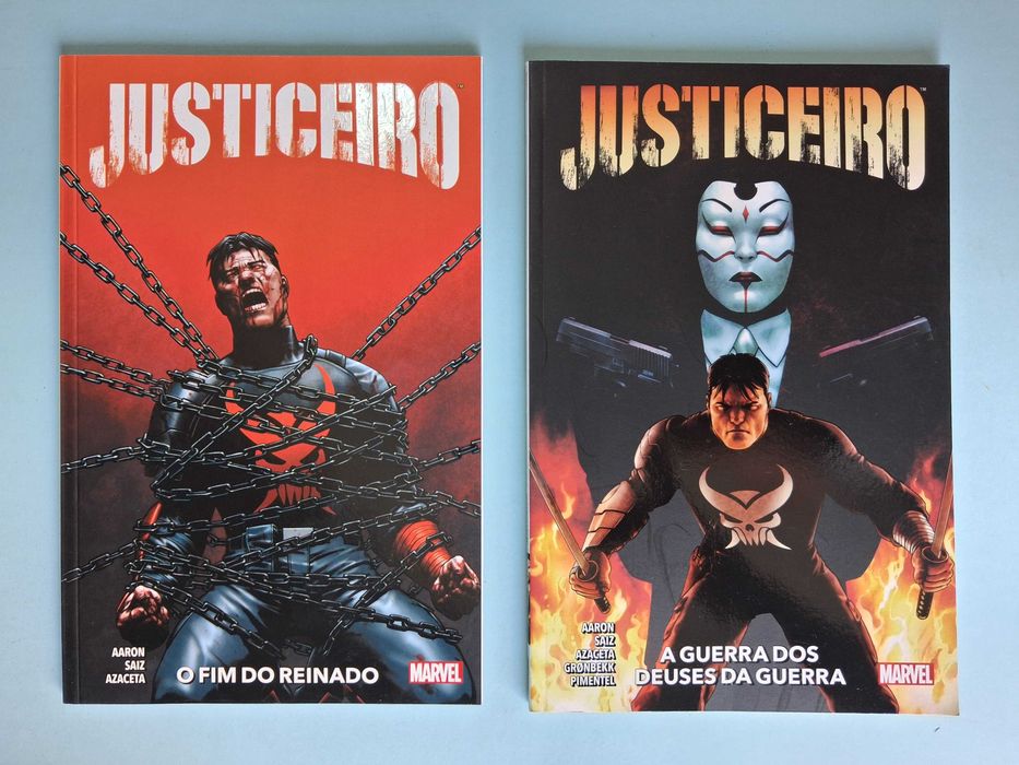 JUSTICEIRO (4ª Série) - Panini Editora Nº 1 a 4 completa , em português.