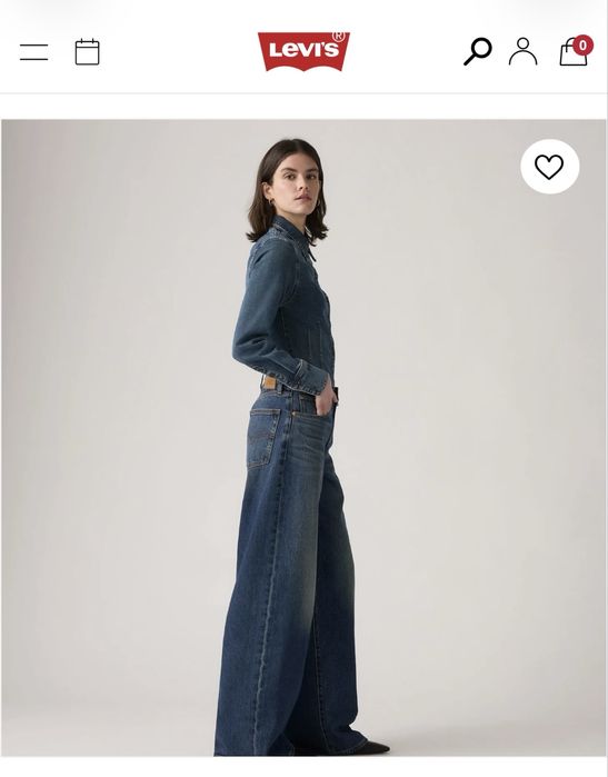 Джинси Levi’s темно сині прямі